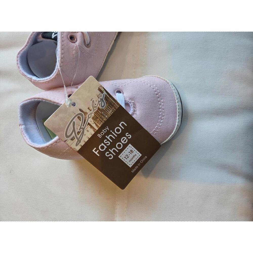Pink Baby Fashion Shoes Size 12-18m - Picture 2 of 4